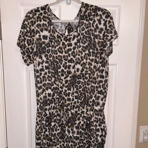 Leopard print Romper